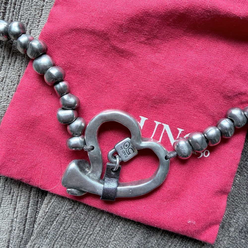 UNO de 50 Silver Beaded Necklace with Toggle Clasp - Picture 5 of 7